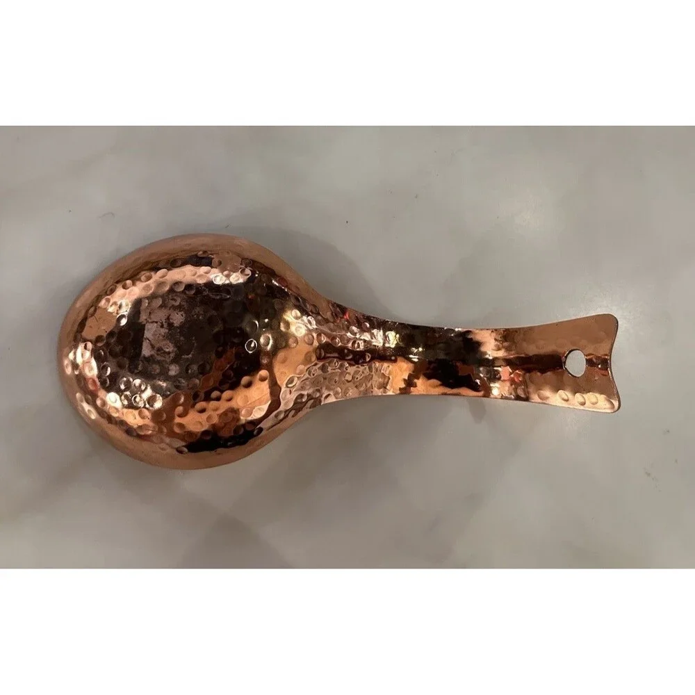 Thirstystone Large Hammered Penny Copper Spoon Rest